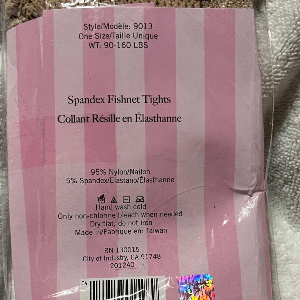 Leg Avenue Nude Fishnet Tights - Picture 2 of 2